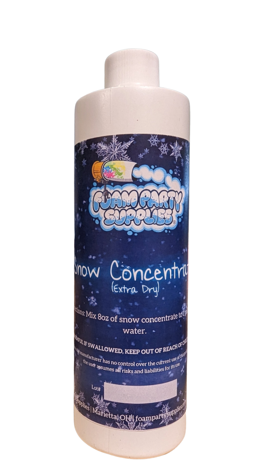 Snow Concentrate (Extra Dry) Foam Party Supplies